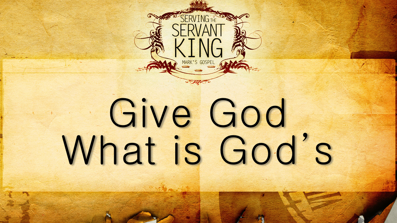 Give God What Is God's